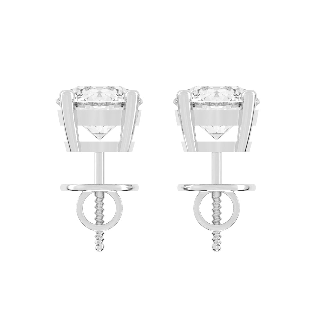 Lunara Essential Lab Diamond Stud Earrings
