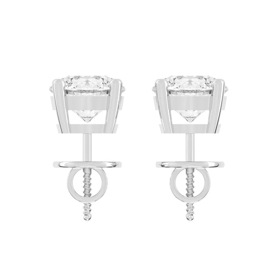 Lunara Essential Lab Diamond Stud Earrings