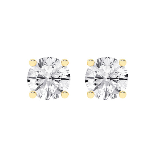Lunara Essential Lab Diamond Stud Earrings