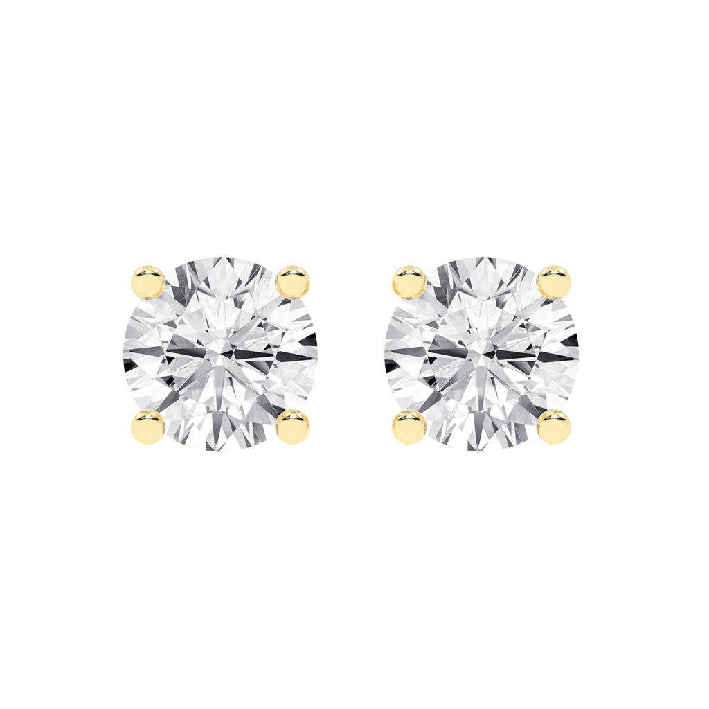 Lunara Essential Lab Diamond Stud Earrings