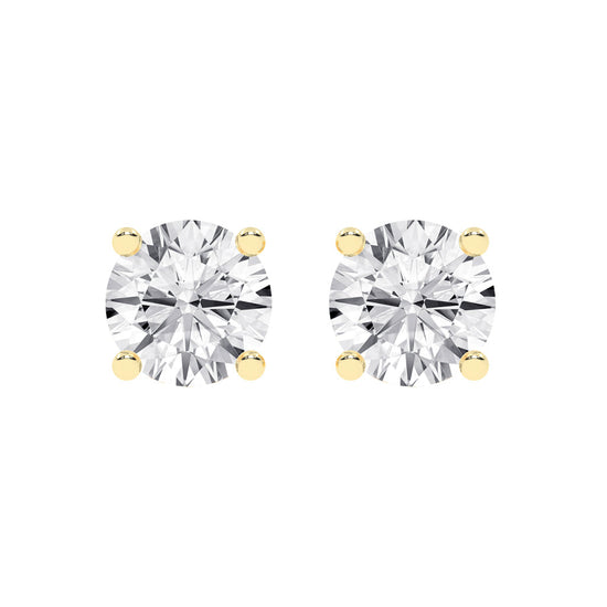 Lunara Essential Lab Diamond Stud Earrings