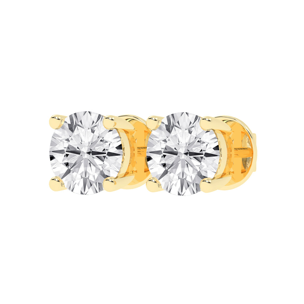 Lunara Essential Lab Diamond Stud Earrings