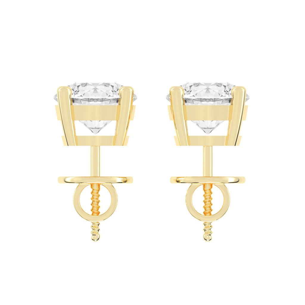 Lunara Essential Lab Diamond Stud Earrings