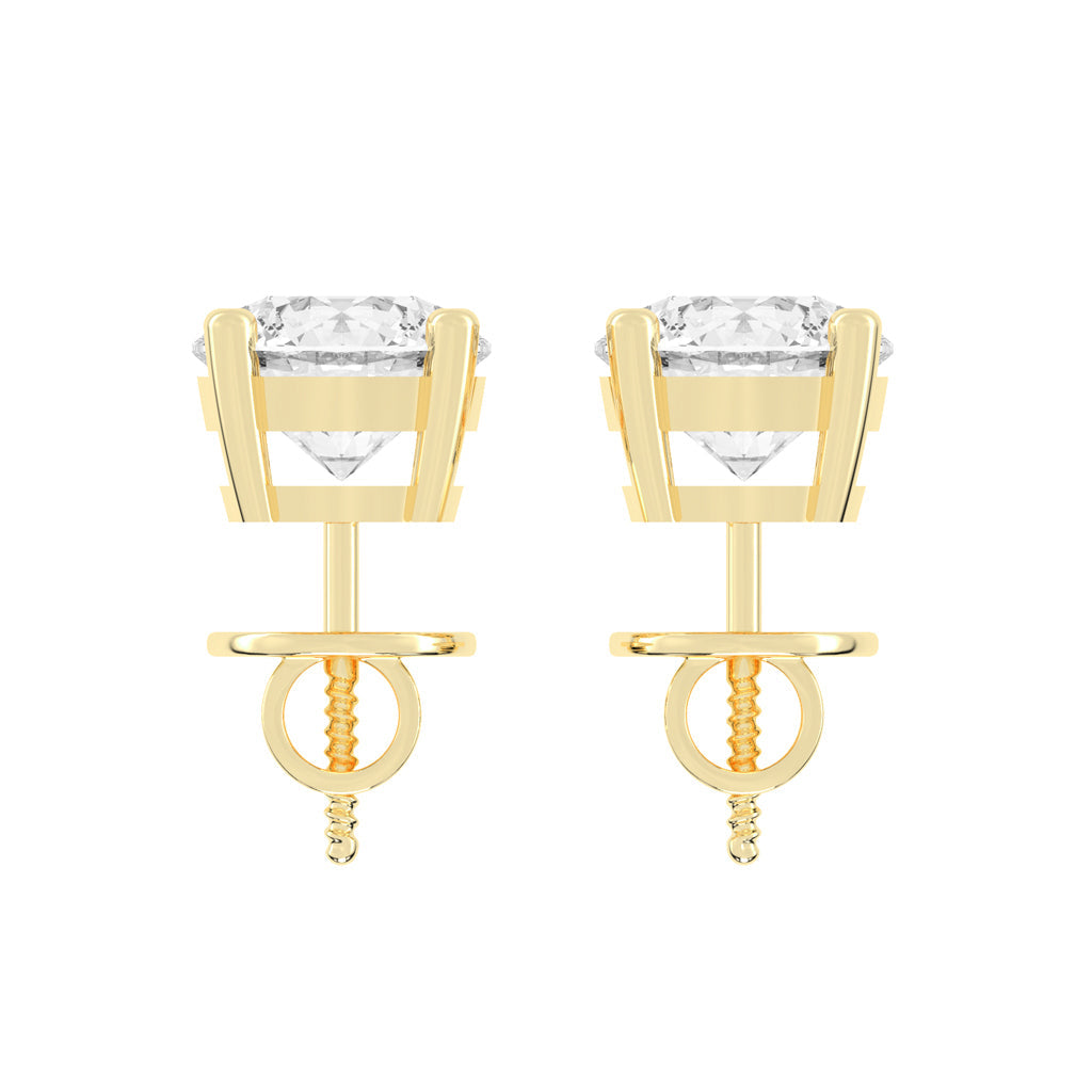 Lunara Essential Lab Diamond Stud Earrings