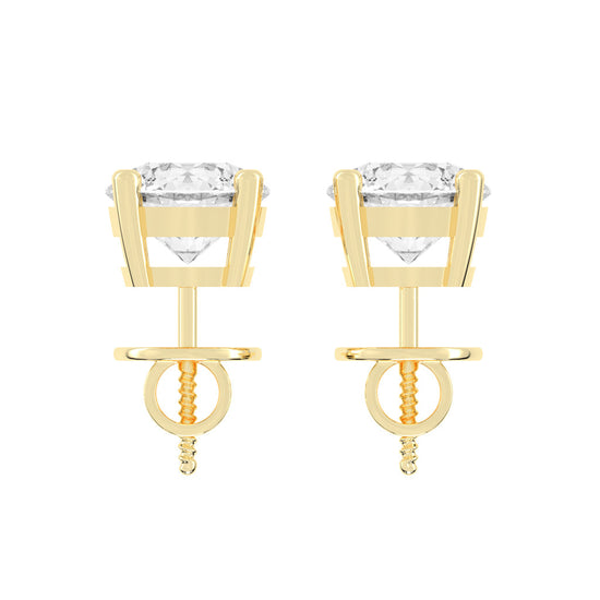 Lunara Essential Lab Diamond Stud Earrings