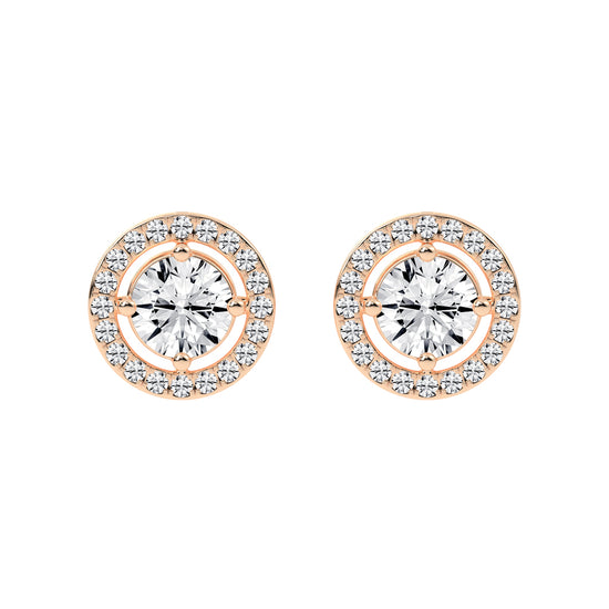Caelina Grace Lab Diamond Stud Earrings