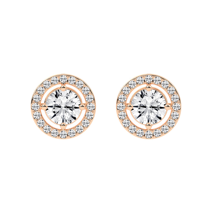 Caelina Grace Lab Diamond Stud Earrings