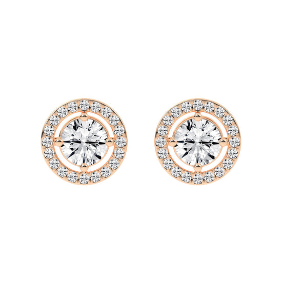 Caelina Grace Lab Diamond Stud Earrings