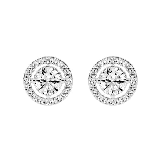 Caelina Grace Lab Diamond Stud Earrings