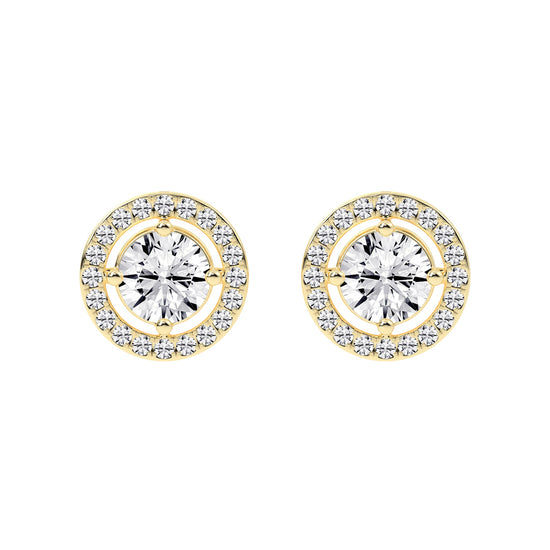 Caelina Grace Lab Diamond Stud Earrings