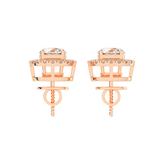 Isara Eternal Lab Diamond Stud Earrings