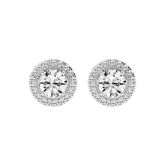 Isara Eternal Lab Diamond Stud Earrings