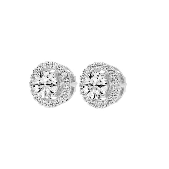 Isara Eternal Lab Diamond Stud Earrings