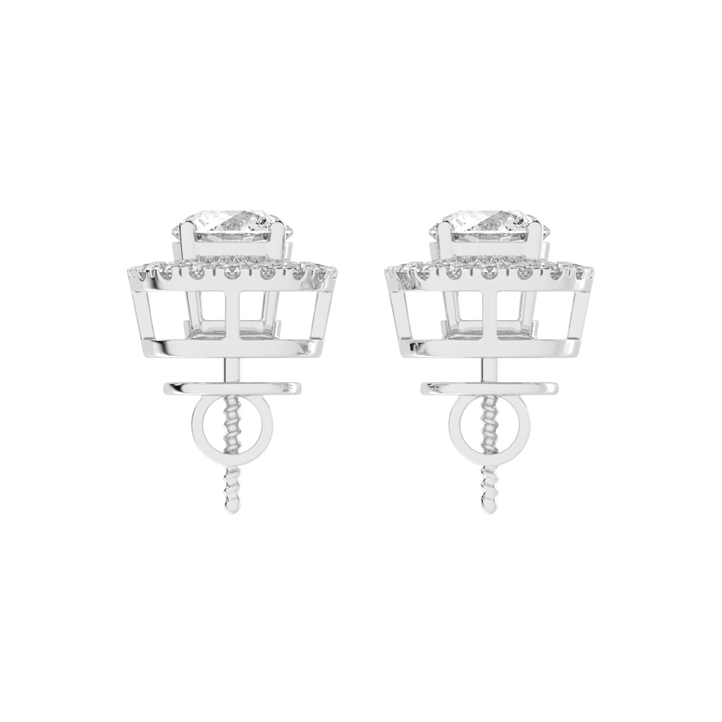 Isara Eternal Lab Diamond Stud Earrings