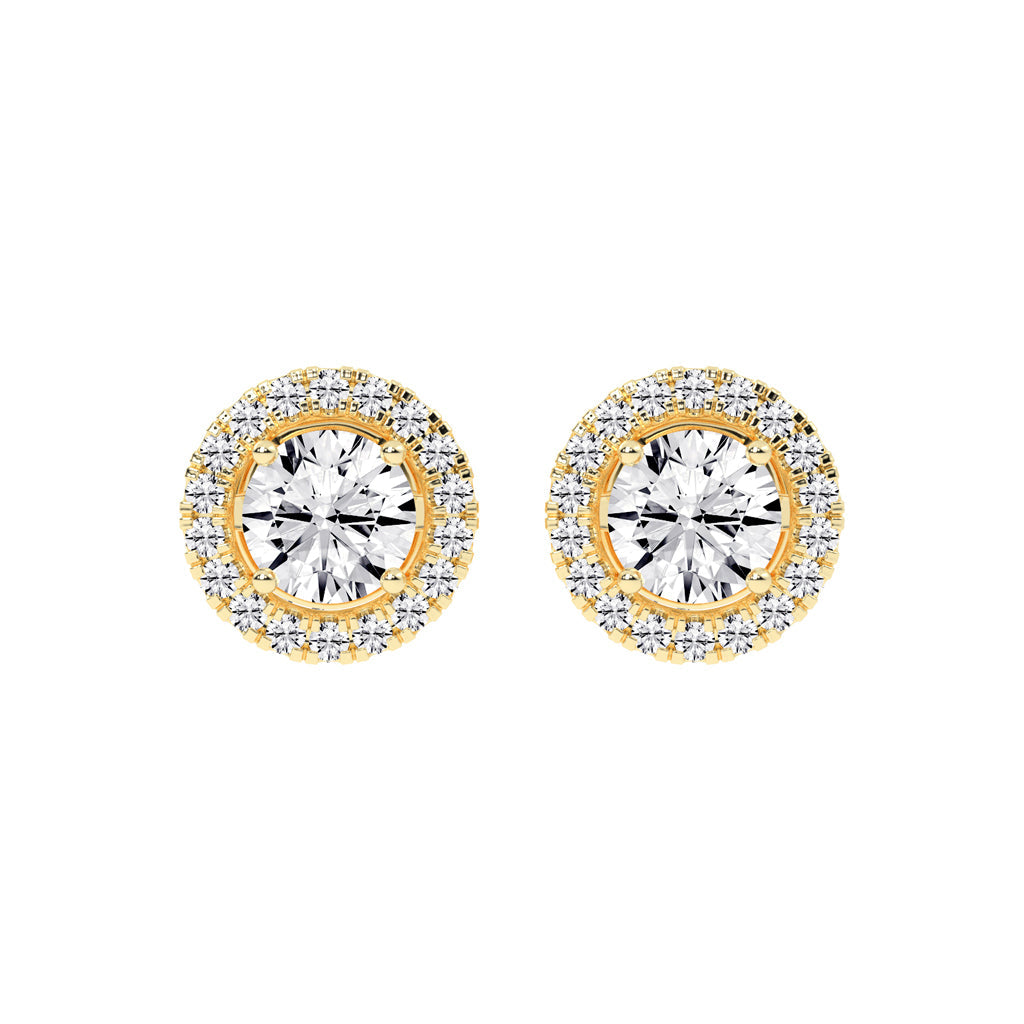Isara Eternal Lab Diamond Stud Earrings