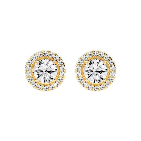 Isara Eternal Lab Diamond Stud Earrings