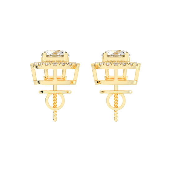 Isara Eternal Lab Diamond Stud Earrings