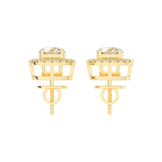 Isara Eternal Lab Diamond Stud Earrings