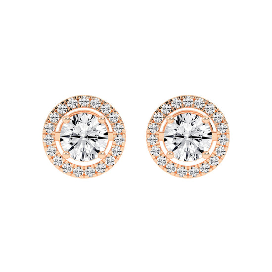 Maelis Everyday Luxe Lab Diamond Stud Earrings
