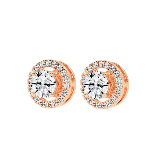 Maelis Everyday Luxe Lab Diamond Stud Earrings