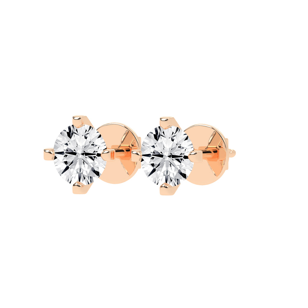 Evana Classic Light Lab Diamond Stud Earrings