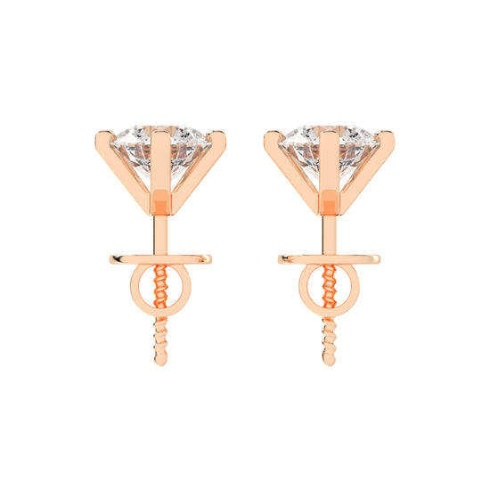 Evana Classic Light Lab Diamond Stud Earrings