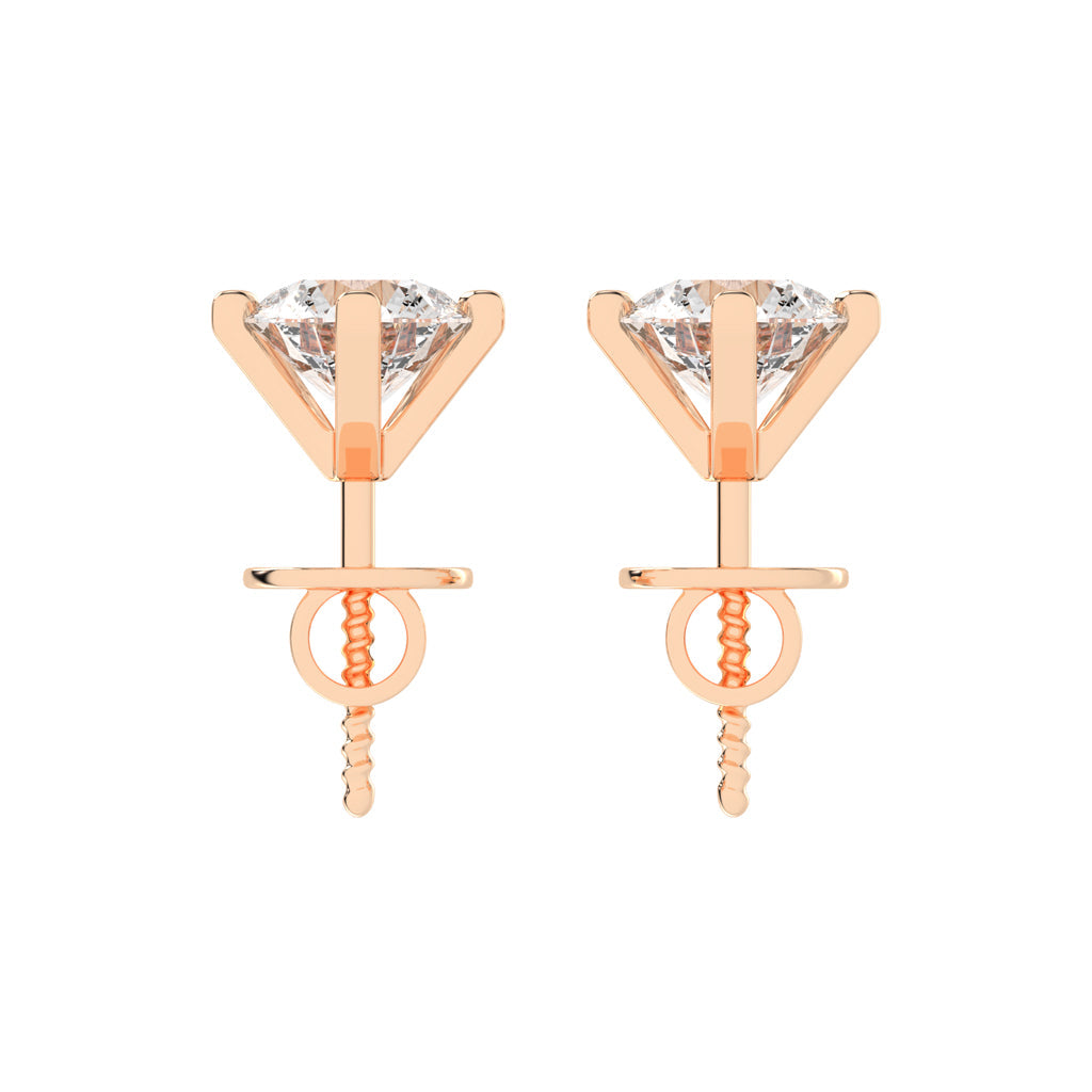 Evana Classic Light Lab Diamond Stud Earrings