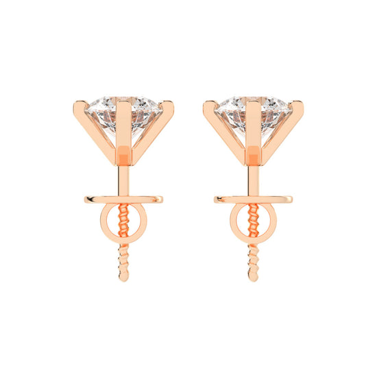 Evana Classic Light Lab Diamond Stud Earrings