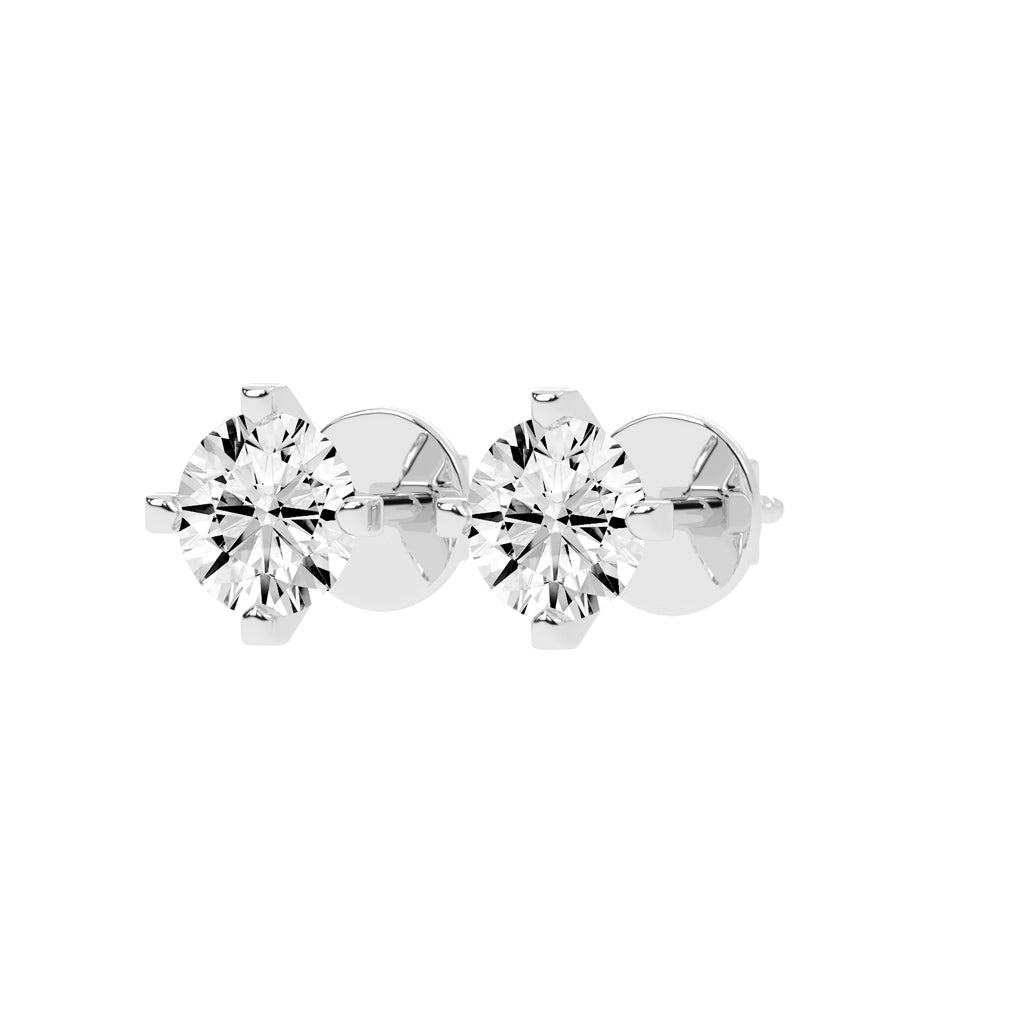 Evana Classic Light Lab Diamond Stud Earrings