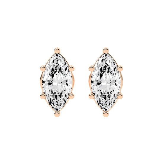 Zarela Everyday Brilliance Lab Diamond Stud Earrings