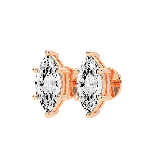 Zarela Everyday Brilliance Lab Diamond Stud Earrings