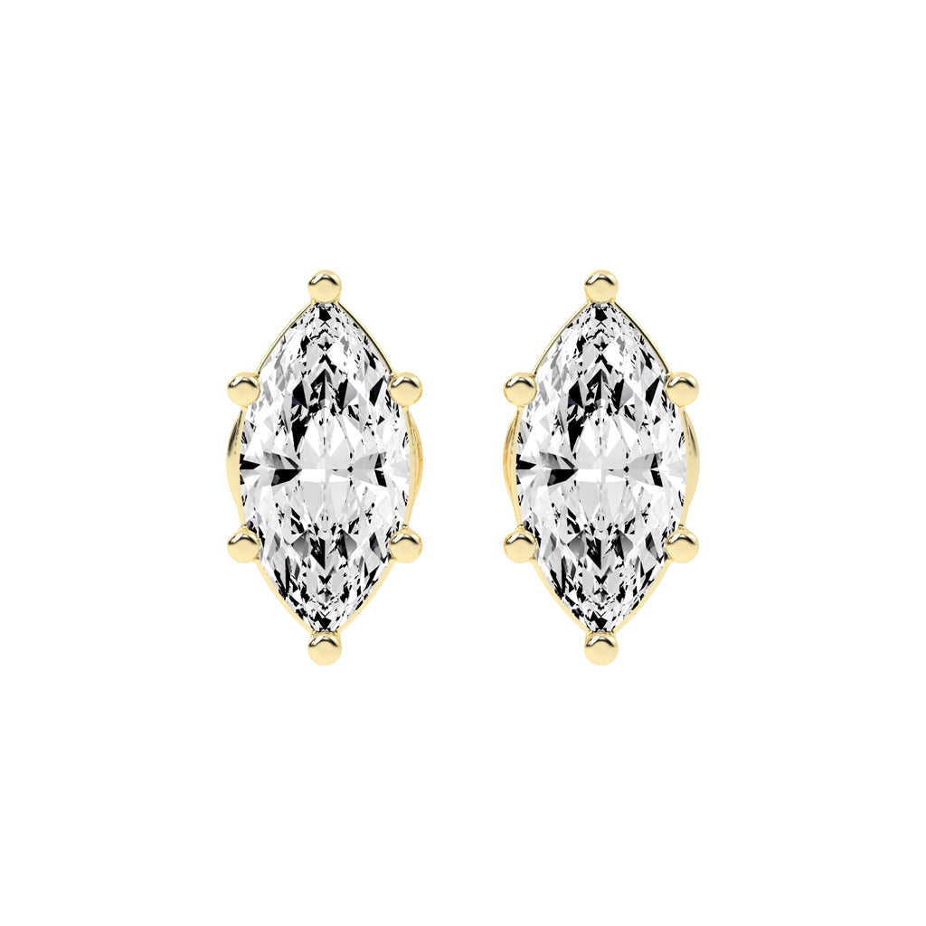 Zarela Everyday Brilliance Lab Diamond Stud Earrings