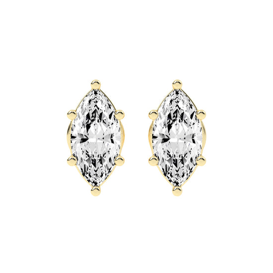 Zarela Everyday Brilliance Lab Diamond Stud Earrings