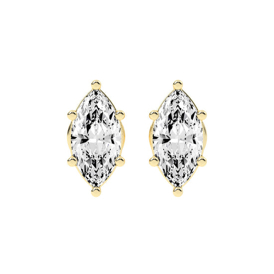 Zarela Everyday Brilliance Lab Diamond Stud Earrings