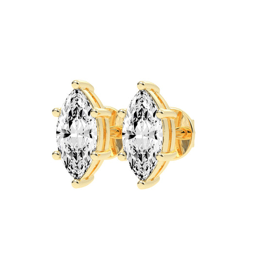 Zarela Everyday Brilliance Lab Diamond Stud Earrings