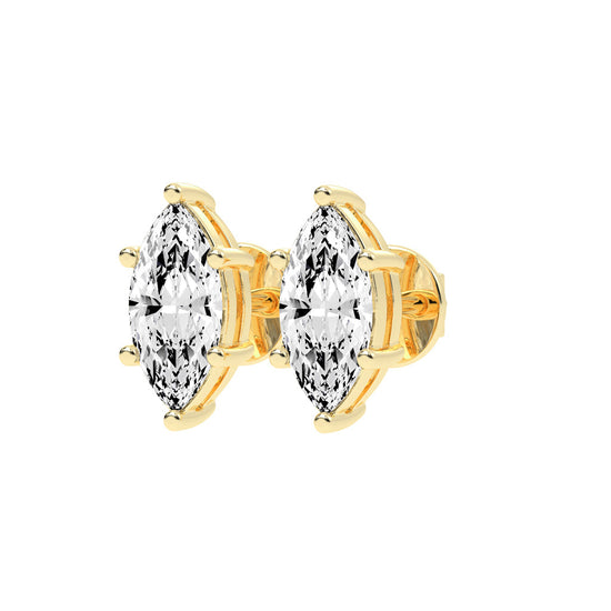 Zarela Everyday Brilliance Lab Diamond Stud Earrings
