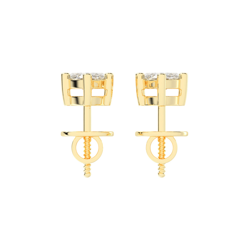 Zarela Everyday Brilliance Lab Diamond Stud Earrings