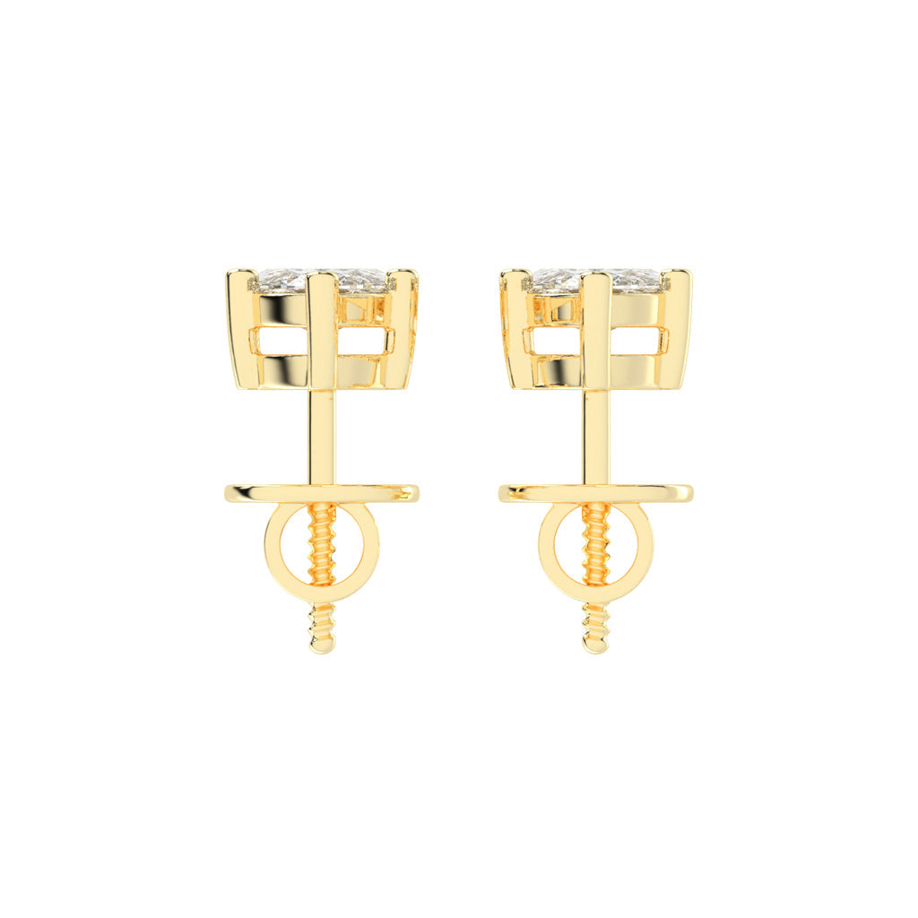 Zarela Everyday Brilliance Lab Diamond Stud Earrings