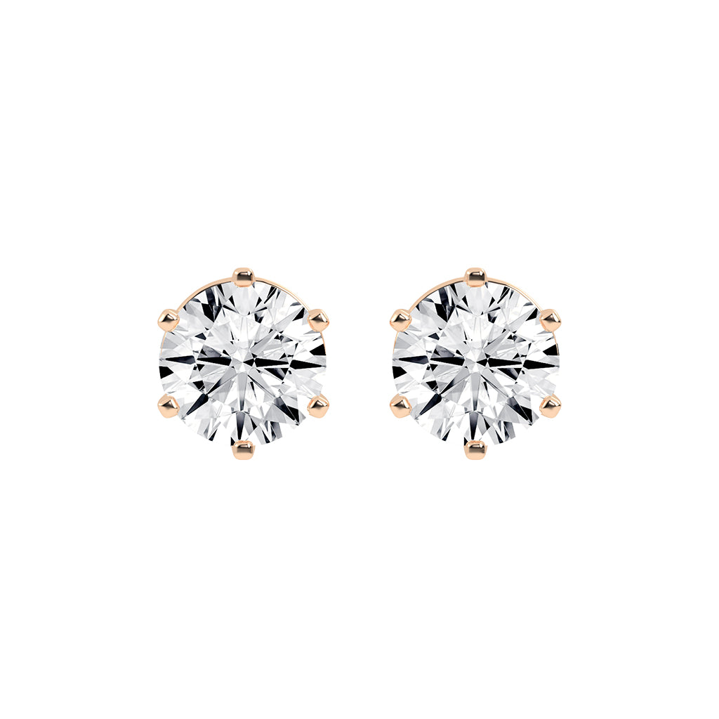 Nerina Glow Lab Diamond Stud Earrings