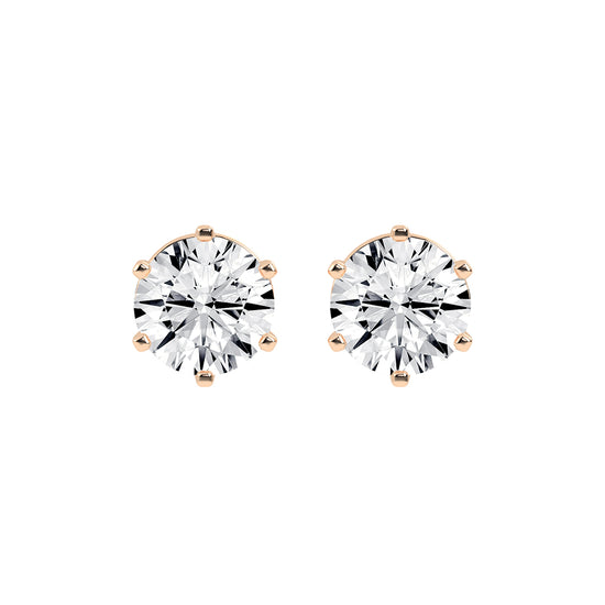Nerina Glow Lab Diamond Stud Earrings