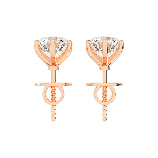 Nerina Glow Lab Diamond Stud Earrings
