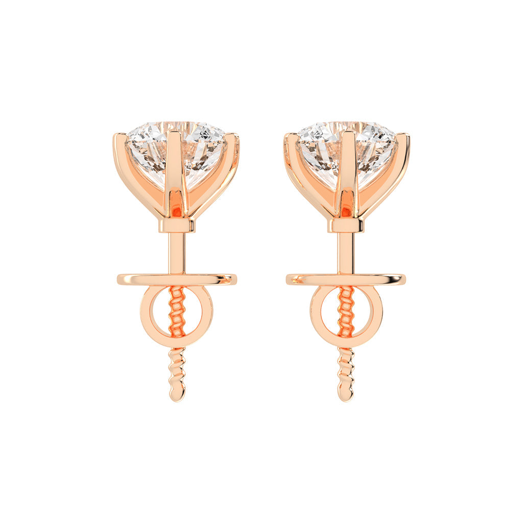 Nerina Glow Lab Diamond Stud Earrings
