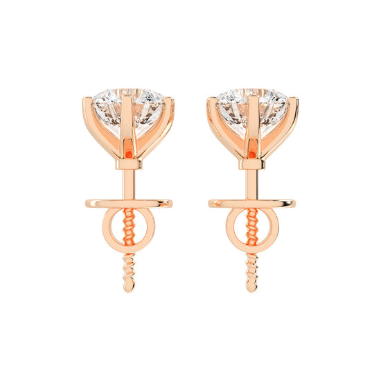 Nerina Glow Lab Diamond Stud Earrings
