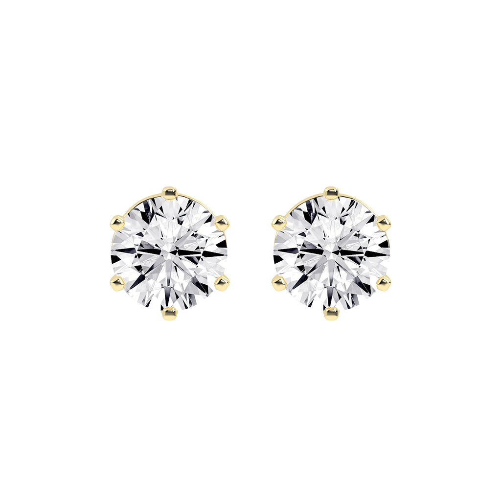 Nerina Glow Lab Diamond Stud Earrings