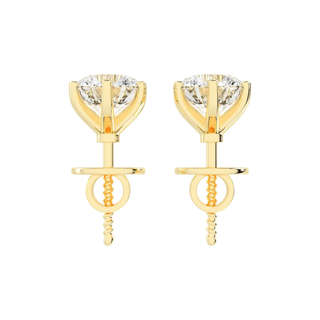 Nerina Glow Lab Diamond Stud Earrings