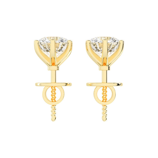 Nerina Glow Lab Diamond Stud Earrings