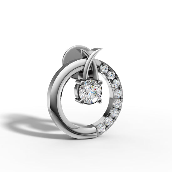 Cosmic Embrace Circle Studs