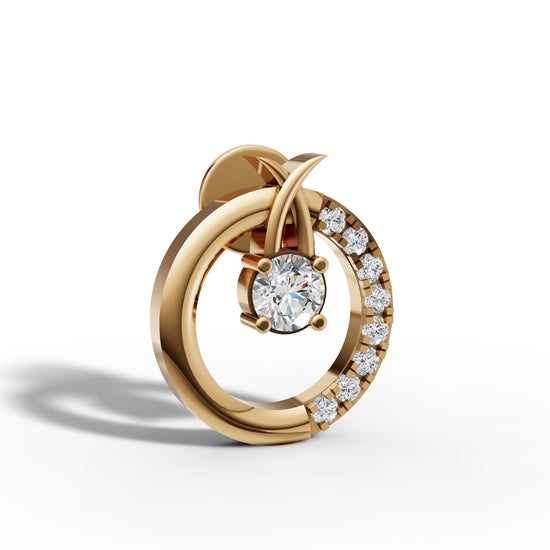 Cosmic Embrace Circle Studs