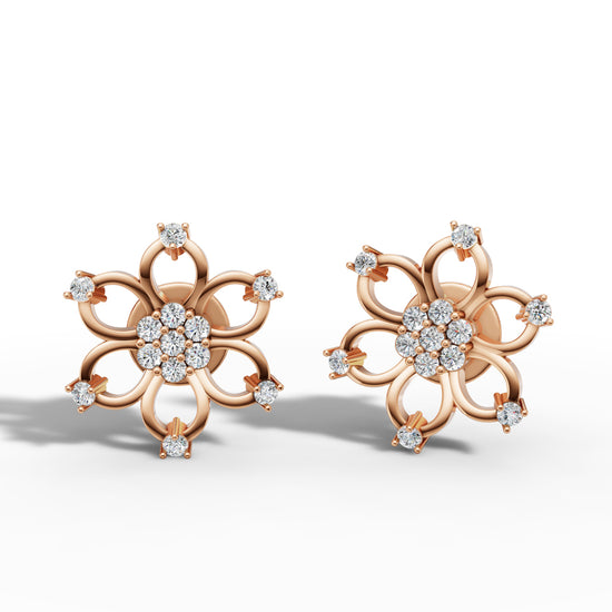 Starlight Petal Cluster Earrings