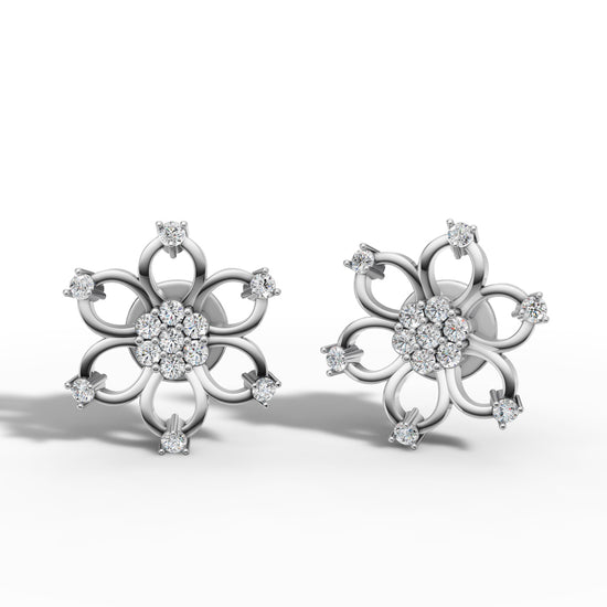 Starlight Petal Cluster Earrings
